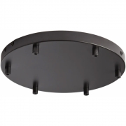 Woud - Canopy Baldachin für 6 Pendelleuchten Schwarz