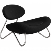 Woud - Meadow Lounge Stuhl Edelstahlrahmen gebürstet