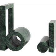 Woud - Booknd Buchstütze Marmor Grün