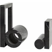 Woud - Booknd Buchstütze Marmor Schwarz