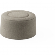 Woud - Praline Pouf Ø78 cm | Natur (Alpine 01)