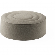 Woud - Praline Pouf Ø112 cm | Natur (Alpine 01)