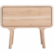 Gazzda - Fawn Nachttisch Eiche weiß geölt 