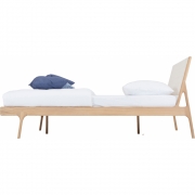 Gazzda - Fawn Bett 180 x 200 cm (Weißes Baumwollgewebe)