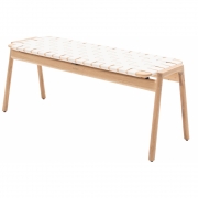 Gazzda - Klupa Bank 120 cm Eiche weiß geölt / Weiß