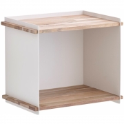 Cane-line - Box Wall Wandregal Teakholz, weiß