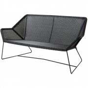 Cane-line - Breeze Loungesofa 2-sitzer Schwarz