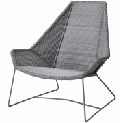 Cane-line - Breeze Highback Sessel Hellgrau