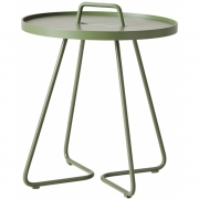 Cane-line - On-the-move Beistelltisch, klein Olivgrün