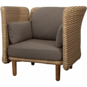 Cane-line - Arch Loungesessel mit niedrigen Arm-/Rückenlehnen 