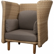Cane-line - Arch Loungesessel mit hohen Arm-/Rückenlehnen 