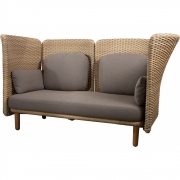 Cane-line - Arch Sofa 2-Sitzer mit hohen Arm-/Rückenlehnen 