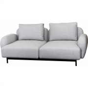 Cane-line - Aura Sofa 2-Sitzer mit niedrigen Armlehnen 