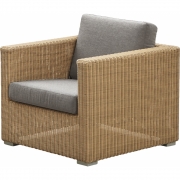 Cane-line - Chester Loungesessel Natur | Taupe (Natté)