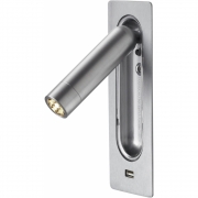 Marset - Ledtube RSC USB Wandleuchte Aluminium