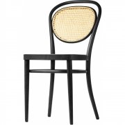 Thonet - 215 R Bugholzstuhl TP 29 Schwarz (Gestell: Standard)