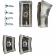 Thonet - Gleiter für Freischwinger (4 Stück) Transparent mit Filz