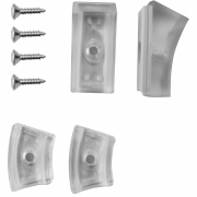 Thonet - Gleiter für Freischwinger (4 Stück) Transparent, POM