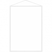 Moebe - Frame Bilderrahmen Aluminium Weiß A2