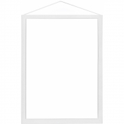 Moebe - Frame Bilderrahmen Aluminium Weiß 