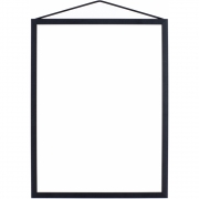 Moebe - Frame Bilderrahmen Aluminium Schwarz A4