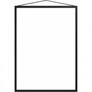Moebe - Frame Bilderrahmen Aluminium Schwarz 50x70 cm