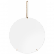 Moebe - Wandspiegel, Messing 