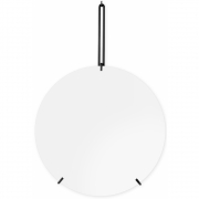 Moebe - Wandspiegel, Schwarz 