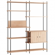 Moebe - Shelving System s.200.2.C Regal, Doppelt 