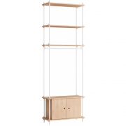 Moebe - Shelving System s.255.1.G Regal, Einfach 