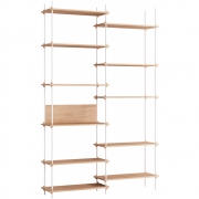 Moebe - Shelving System s.255.2.A Regal, Doppelt 