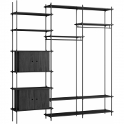 Moebe - Shelving System s.255.3.C Regal, Dreifach 