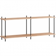Moebe - Shelving System s.65.2.B Regal, Doppelt 