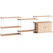 Moebe - Shelving System s.85.3.B Regal, Dreifach 