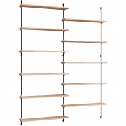 Moebe - Wall Shelving ws.200.2 Wandregal, Doppelt 