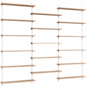 Moebe - Wall Shelving ws.200.3 Wandregal, Dreifach 