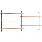 Moebe - Wall Shelving ws.65.2 Wandregal, Doppelt 