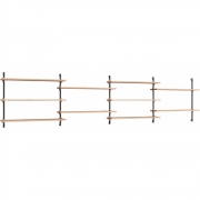 Moebe - Wall Shelving ws.65.4 Wandregal, Vierfach 
