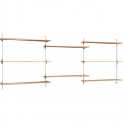Moebe - Wall Shelving ws.85.3 Wandregal, Dreifach 