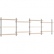 Moebe - Wall Shelving ws.85.4 Wandregal, Vierfach 