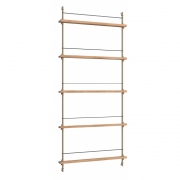 Moebe - MS.180.1 Magazin Regal Eiche Eiche / Warmes Grau