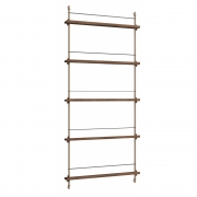 Moebe - MS.180.1 Magazin Regal Eiche geräuchert 