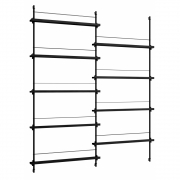 Moebe - MS.180.2 Magazin Regal Eiche 