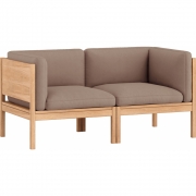 Moebe - Modular Sofa 2-Sitzer mit Armlehnen Field