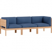 Moebe - Modular Sofa 3-Sitzer mit Armlehnen Re-Wool