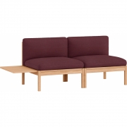 Moebe - Modular Sofa 2-Sitzer mit Beistelltisch Autumn