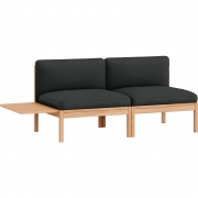 Moebe - Modular Sofa 2-Sitzer mit Beistelltisch Field