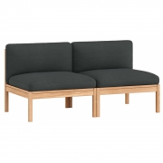 Moebe - Modular Sofa 2-Sitzer Re-Wool