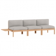 Moebe - Modular Sofa 3-Sitzer mit Beistelltisch Autumn