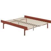 Moebe - Bett Hoch 150 cm mit Lattenrost